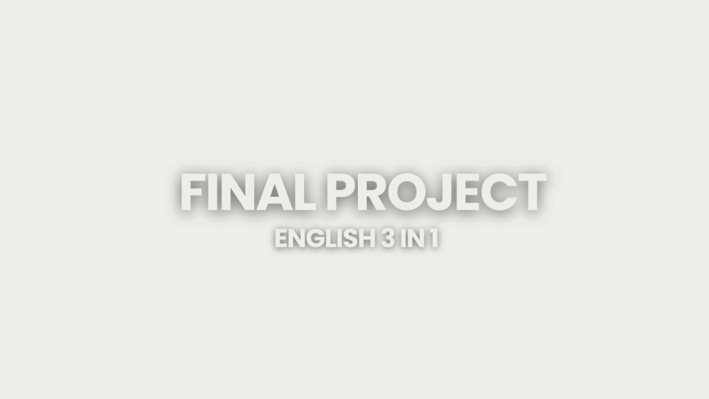 FINAL PROJECT | ENGLISH